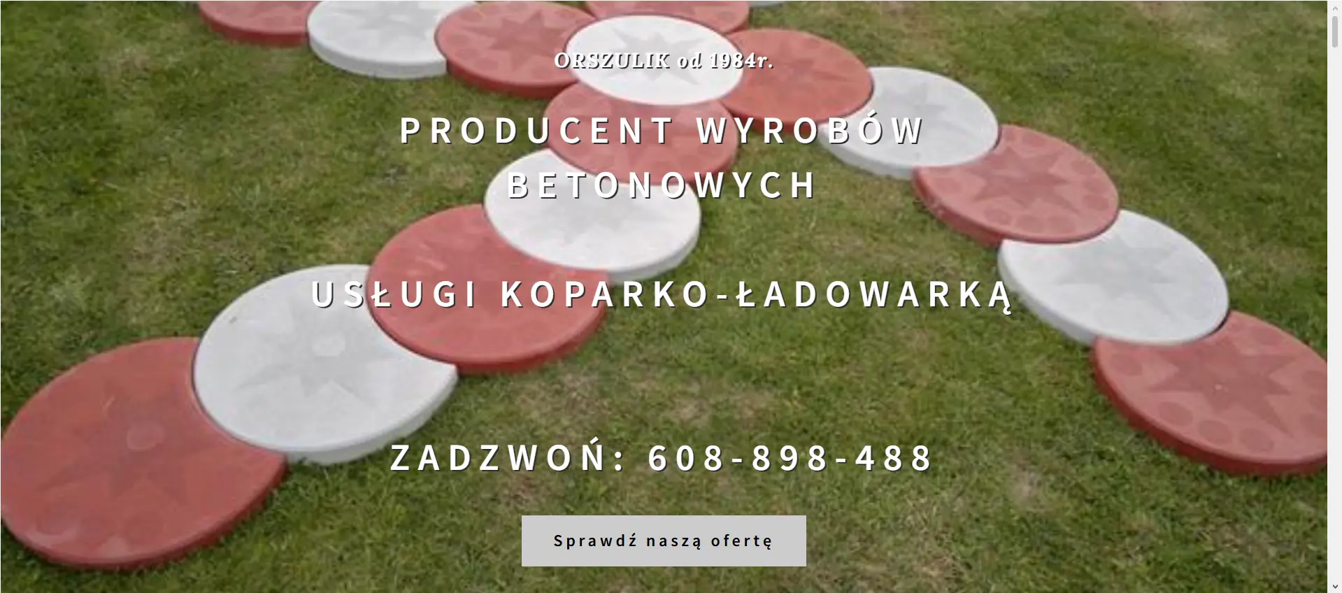 Podgląd projektu Orszulik.pl