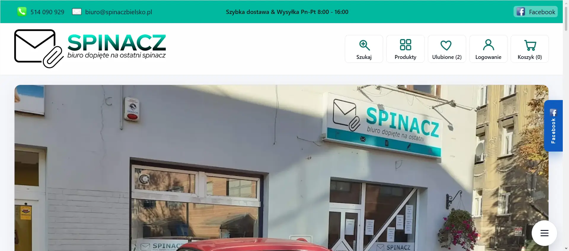 Podgląd projektu SpinaczBielsko.pl